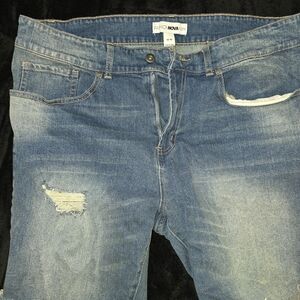 Fashion Nova Men Classic Blue Jeans
